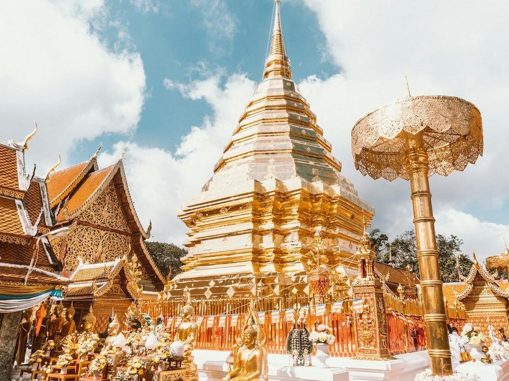 Golden chedi at Wat Phra That Doi Suthep